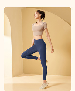 Của phụ nữ cao eo hip giảm béo Khỏa Thân chạy thể dục yoga quần XL/XXL cộng vớ<span class=keywords><strong>i</strong></span> kích thước đàn hồ<span class=keywords><strong>i</strong></span> đào hip in tú<span class=keywords><strong>i</strong></span> mô hình rắn - Product Image 3