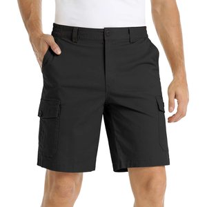 2023 quần short mới màu rắn Mens đa túi vận chuyển hàng hóa giản dị quần ngắn - Product Image 3