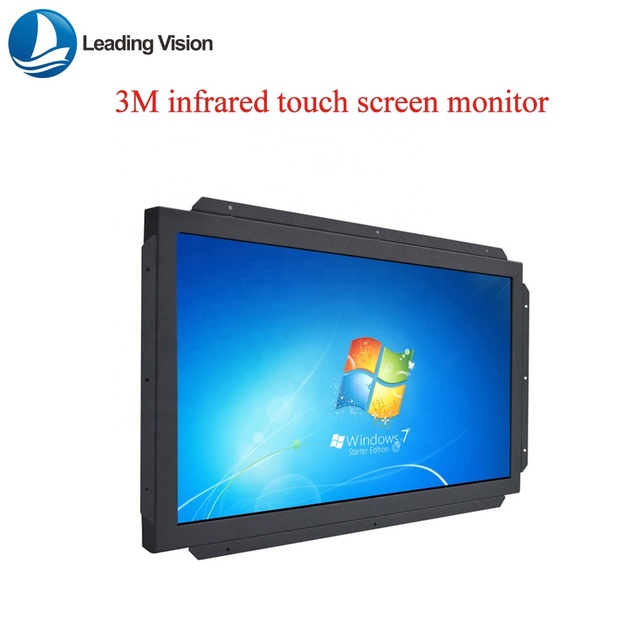 Microtouches 32'' New Infrared Touch Screen Monitor with USB/DVI/Serial Interfaces 3M/ELO Compatible for Gaming