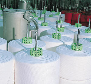 Tubes télescopiques pour colorants Mariplast Maripress PP PPGF 170-290mm, résistants aux produits chimiques, qualité industrielle, pour teinture textile, Italie - Product Image 1