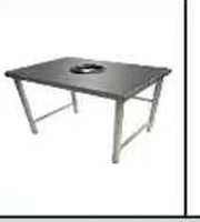 Table de préparation de cuisine à prix réduit en acier inoxydable 201/304, table de tri des déchets, grande quantité minimale de commande, pour restaurants, grossistes et revendeurs