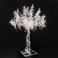 Expédition immédiate : Arbre lumineux LED en fer, sans câble, en forme d'arbre, centre de table lumineux pour mariage et décoration de table à manger, arbre lumineux artificiel