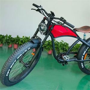 48V, 500W, 750W, 1000W, puissance de la chine, pas cher, Suspension complète, rétro, Vintage, vélo électrique, Dirt Mountain, gros pneu, vélo électrique - Product Image 2