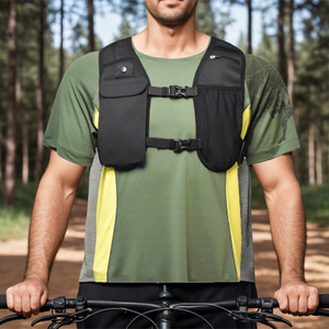 Chaleco Deportivo Multifuncional para Exteriores, Chaleco de Poliéster con Mochila Integrada para Ciclismo, Maratón, Senderismo, Trail Running, Hidratación, Jogging - Product Image 3