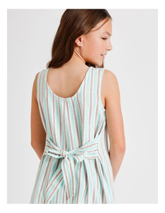 Vestido de Algodón para Niñas a la Moda para el Verano con un Aspecto Decorativo Lindo, Tela Suave al Tacto y Comodidad Fácil para Niños Activos - Product Image 3