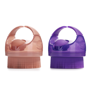 แปรงขัดผิวอาบน้ำ ซิลิโคน พร้อมที่จ่ายสบู่และแชมพูในตัว - Product Image 1