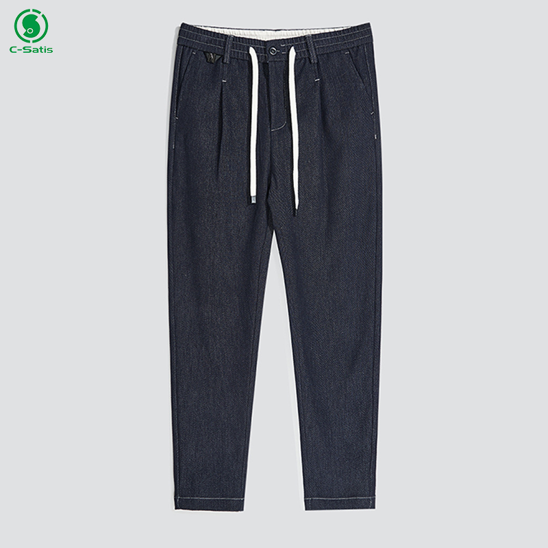 Men s Casual Jeans Stretch Straight