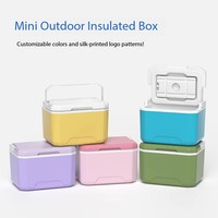 Réfrigérateur à glaçons de boîte d'isolation écologique 5L pour le stockage des aliments Mini portable pour le camping en plein air et l'utilisation commerciale