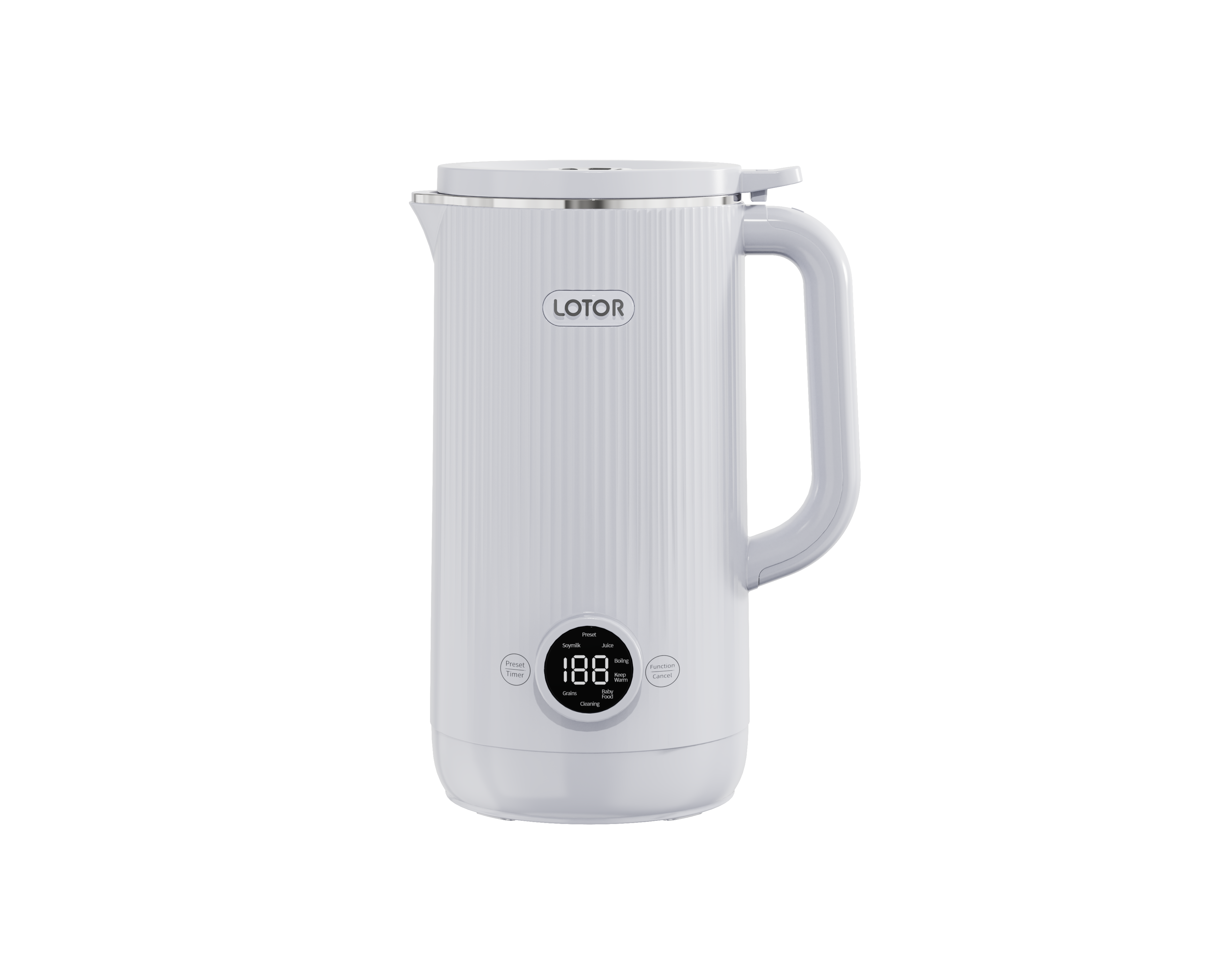 600ML Mini Soup and Soy Bean Milk Maker Portable Electric Heating Blender Food Processor Nut Milk Machine