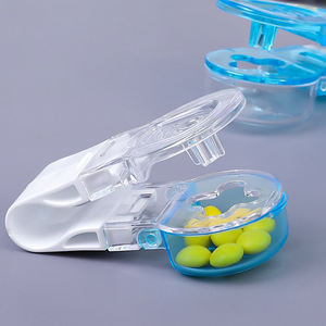 Pastillero portátil Tabletas Blister Pack Abridor Dispensador de pastillas Caja de almacenamiento Pastillero Sin contacto Fácil de sacar del paquete - Product Image 6