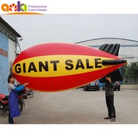 Grand avion gonflable en PVC, 1 pièce, publicité, à l'hélium