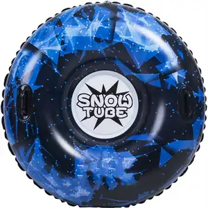 Mùa đông tuyết Ống Inflatable 47 inch Inflatable tuyết SLED cho trẻ em và người lớn Heavy Duty Inflatable tuyết Ống