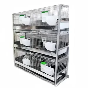 Gabbie per Conigli a <span class=keywords><strong>3</strong></span> Livelli e 6 Porte, Facili da Pulire, in Rete Metallica, Commerciali, Economiche, di Lusso, con Vassoio - Product Image 5