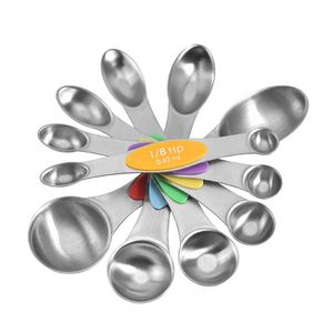 Stainless Steel 6Pcs Cups and Spoons Set Baking <b>Measuring</b> Spoon - Product Image 2