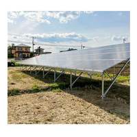 Support de montage au sol pour panneaux solaires photovoltaïques en zinc-aluminium-magnésium/acier, léger, résistant aux UV et à faible entretien, système 25 ans