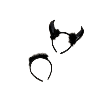 Chapeau magique d'Halloween All Saints en tissu écologique de haute qualité pour adulte, avec toile d'araignée, chauve-souris, coiffure à fermoir et cornes de démon pour fantôme - Product Image 1