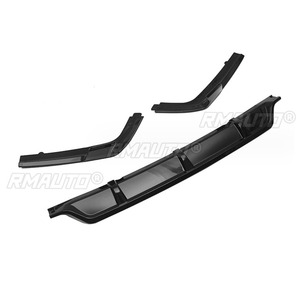 Glossy Black/Carbon Look Rear Bumper Diffuser Rear Side <b>Splitters</b> Spoiler Lip for BMW G07 X7 M Sport 2019-2023 Body Kits Tuning - Product Image 2