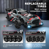 Coche de Derrape RC DWI DOWELLIN Escala 1:24 2.4GHz, Luces LED Simuladas, Modelo de Alta Velocidad y Movimiento Realista, Coche de Control Remoto