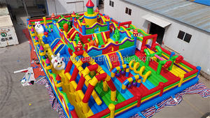 Tobogán Inflable Comercial para Exteriores Henan Weiyuan, Tobogán Inflable Seco con Obstáculos en Venta - Product Image 6