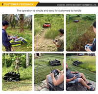 Mesin Pemotong Rumput Mini Remote Control, Mesin Pemotong Rumput Berkinerja Tinggi untuk Rumah
