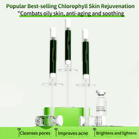 2025 Tendance Produits de Soins de la Peau Chlorophylle Liquide Sérum pour Anti-inflammatoire Acné et Cicatrices Enlèvement Crème Ensemble Complet