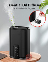 Humidificateur électrique à brume fraîche pour bureau à domicile Humidificateur à ultrasons intelligent pour diffuseur d'huiles essentielles