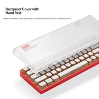 Clavier de jeu sans fil HEXGEARS BOX68 68 touches, tri-mode BT, interrupteurs Kailh, hot-swappable, keycaps PBT avec joint, RGB, 1000Hz, 2900mAh