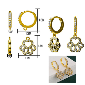 Creazione personalizzata fabbrica di <span class=keywords><strong>gioielli</strong></span> di alta qualità placcato in oro 925 argento rame collana anello orecchini <span class=keywords><strong>gioielli</strong></span> produttori - Product Image 6