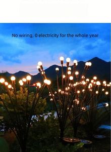 <b>Solar</b> <b>Powered</b> IP65 Waterproof LED Street <b>Light</b> <b>Firefly</b> Shaped Garden Pathway Decoration Ground Level Swaying <b>Light</b> - Product Image 6