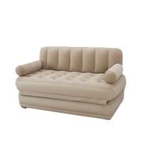 Canapé-lit gonflable portable en PVC, chaise pliante, matelas avec pompe intégrée pour l'intérieur, l'extérieur et le camping