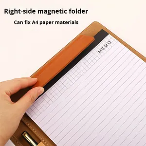 Cartella Portadocumenti A5 per Archivio Aziendale, Quaderno per Trattative Contrattuali, Cartella A4 in Pelle per Riunioni, Clipboard Multifunzionale per Manager - Product Image 4