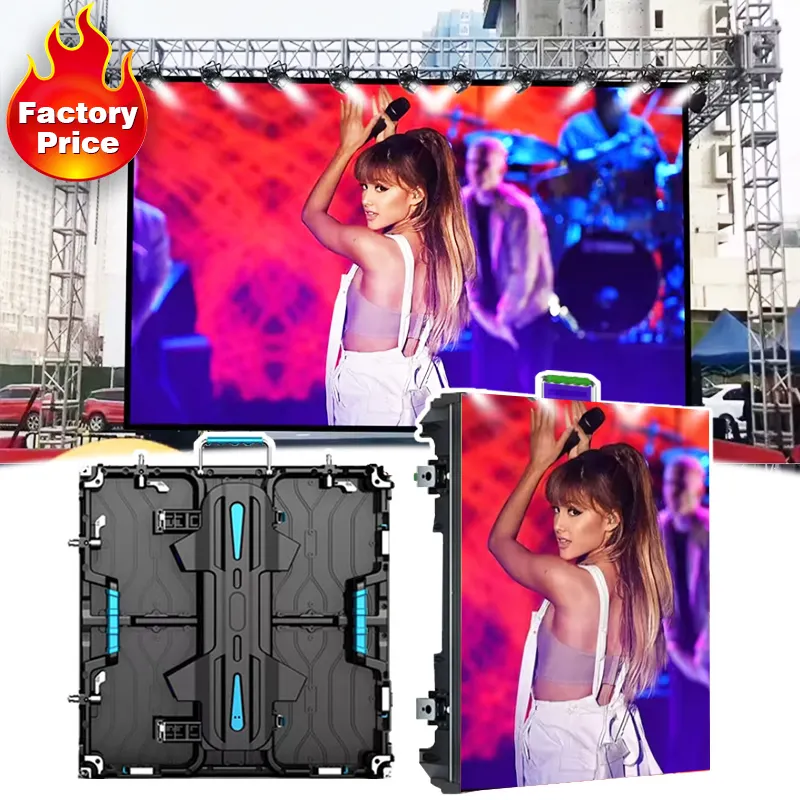 Groothandel Hoge Resolutie P3.91 P4.81 Indoor Outdoor Concert Reclame Hd Verhuur Video Wandpaneel Led Scherm Display