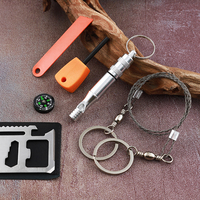 Kit de camping d'urgence 8-en-1 personnalisé pour la randonnée, les aventures en plein air et les excursions d'escalade, avec des outils de camping essentiels