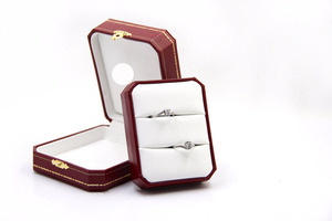 Hộp Đồ Trang Sức Cao Cấp Màu Đỏ Tùy Chỉnh Với Vỏ Trời Và Đất, - Product Image 5