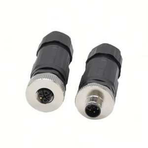 Conector Eléctrico Circular de Plástico Impermeable M12 de 16A para Montaje en Campo, 5 Pines, Macho y Hembra con Código L - Product Image 2