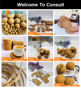 TopOne Massage écologique avec logo personnalisé Relaxation Soulagement de la douleur Étirement Yoga Boule de liège - Product Image 5