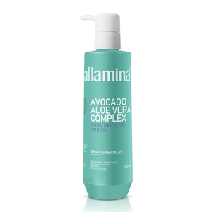 Crème <span class=keywords><strong>coiffante</strong></span> naturelle à l'avocat et à l'aloe vera Pallamina Private Label Organic OEM/ODM pour le contrôle des boucles et la brillance - Product Image 6