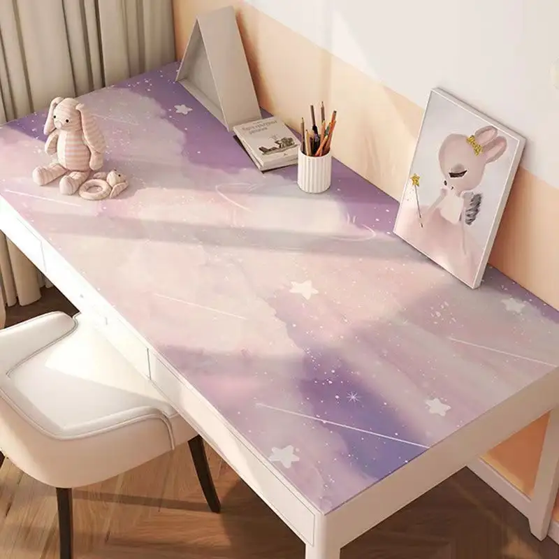 Cute 3D Print Table Mat PU Leather Placemat   Place Mats Dining Table Leather Table Mat Set For Household Use