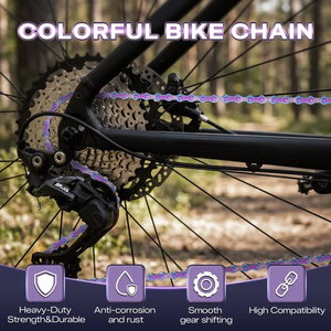 Chaînes de vélo 8, 9, 10, 11, 12 vitesses pour VTT et vélo de route, chaînes de vélo SL/EL 116/126L, accessoires de cyclisme de haute qualité - Product Image 6