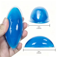 Compresse froide ovale réutilisable en gel PVC non toxique pour hémorroïdes, soulagement des gonflements et des douleurs post-partum et post-chirurgicales