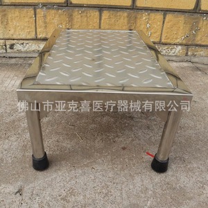 Thickened all-stainless steel footstool, suitable for home and outdoor use, non-slip <b>steps</b>, footstools, and hospital - Product Image 2