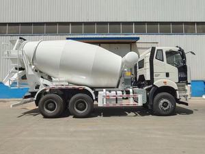 6*4 truk Mixer beton kecil dengan kapasitas 12 meter kubik pompa mesin Gearbox Motor-komponen inti termasuk - Product Image 6