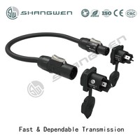 IP65 Outdoor PowerCon True1-Stecker 3-polige Buchse mit wasserdichtem Kabel PC-Gehäuse material Stecker Buchse