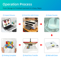 NUOYU Novedades: Impresora DTF Automática de 30 cm para Tintas Pigmentadas A3, Máquina de Impresión de Camisetas y Todo Tipo de Textiles con Horno