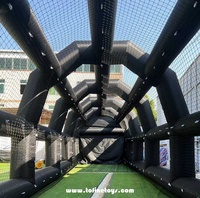 Cage de frappe gonflable en tissu Oxford économique pour le baseball
