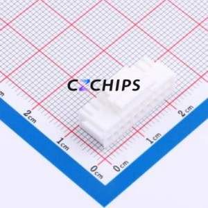 XD-PHB-2*10Y Housing (Wire-to-Board / Wire-to-Wire) P=2mm Connector ( Jack Structure: 2x10P )( Pitch: 2mm )( Row Spacing: 2mm ) - Product Image 1