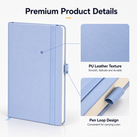Carnet de notes A5 personnalisé en PU avec sangle et attache pour stylo, pour usage quotidien, fabriqué par le fabricant