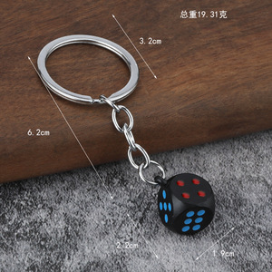 Porte-clés en alliage coloré, jetons de mahjong en métal, porte-clés de <span class=keywords><strong>voiture</strong></span>, pendentifs et petits cadeaux se vendent bien. - Product Image 2