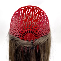 Peignes à cheveux vintage en acétate coloré accessoires de cheveux fausse écaille de tortue femmes pinces à cheveux danseurs de flamenco coiffes bijoux