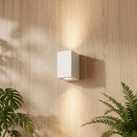 Applique murale LED 2*5W IP65 avec driver intégré, design compact, idéale pour l'extérieur, style moderne